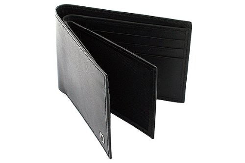 Slim Fit Men's Leather Wallet - BLK