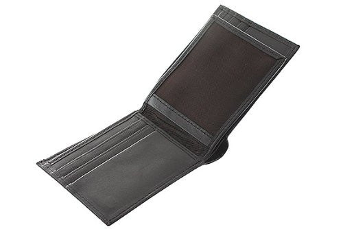 Slim Fit Men's Leather Wallet -BRN